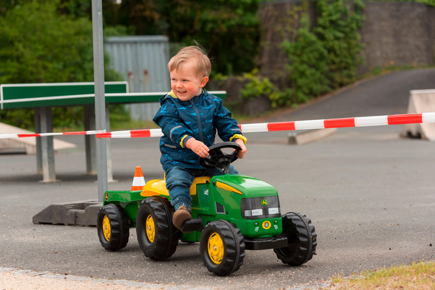 KINDERTRAKTOR - Grün, KONVENTIONELL, Kunststoff