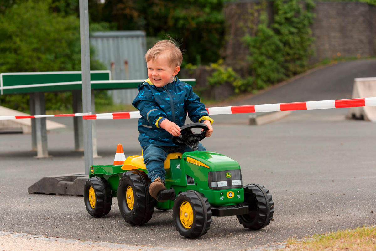 KINDERTRAKTOR - Grün, KONVENTIONELL, Kunststoff