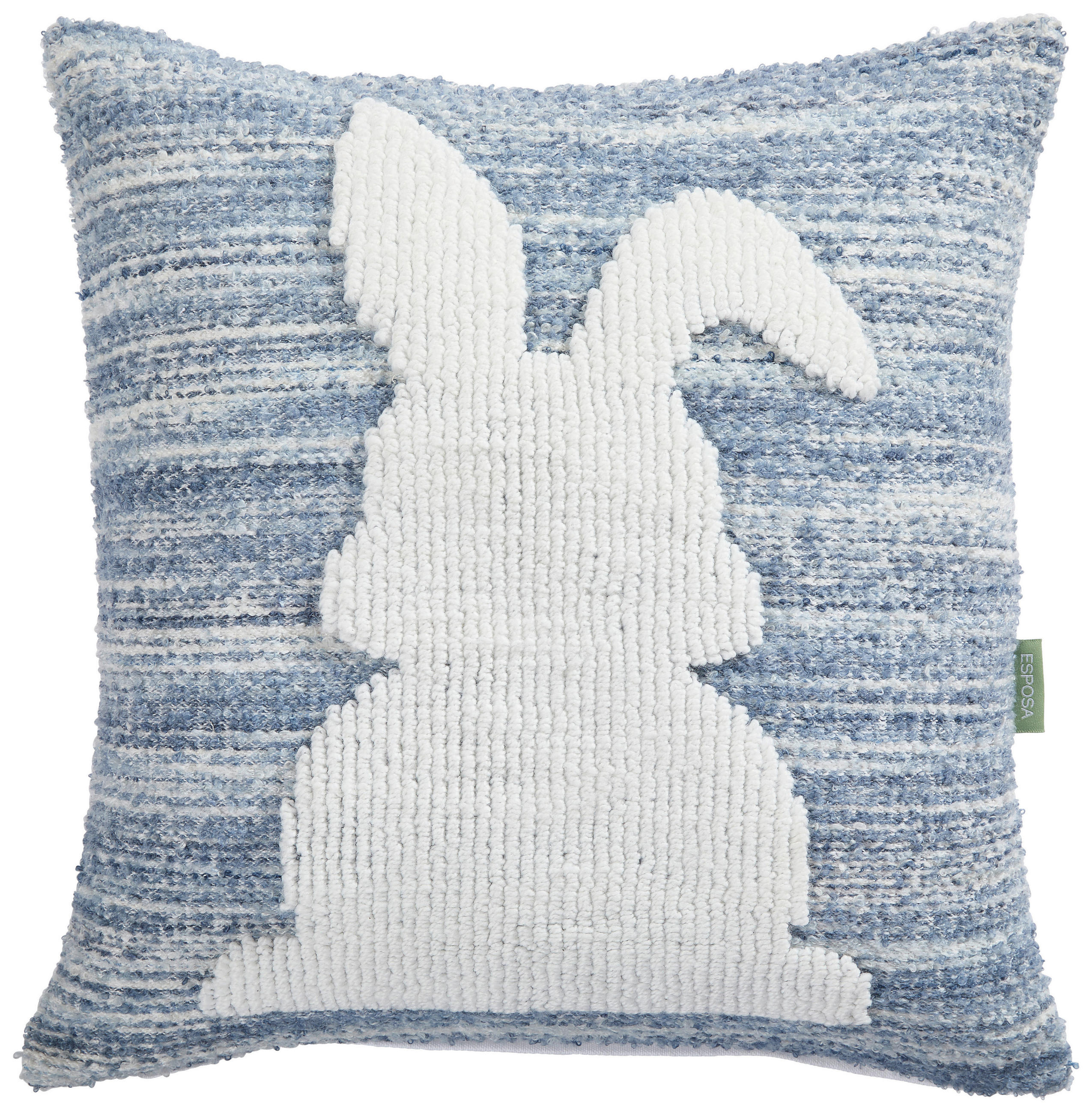 KISSENHÜLLE 45/45 cm  - Blau/Creme, Textil (45/45cm) - Esposa