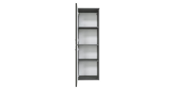 MIDISCHRANK 40/130/35 cm  - Chromfarben/Graphitfarben, KONVENTIONELL, Holzwerkstoff/Metall (40/130/35cm) - Xora