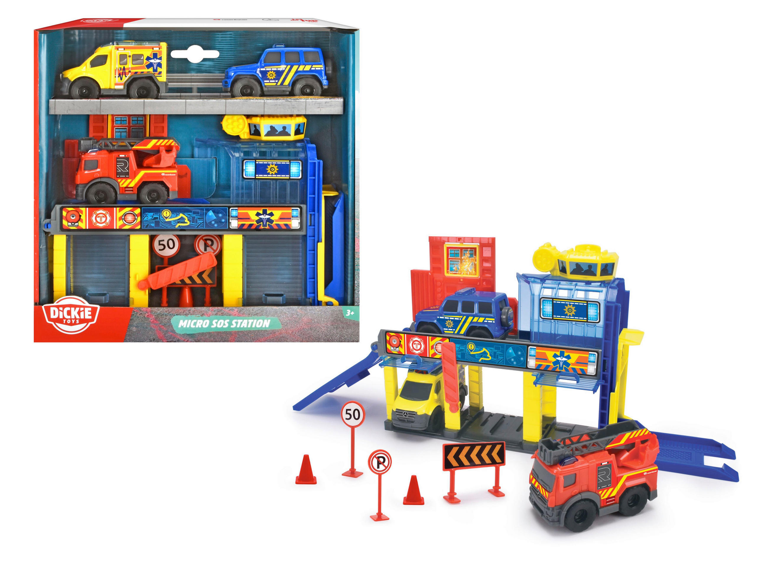 PARKGARAGE - Multicolor, Basics, Kunststoff (7/24/24,50cm) - Dickie Toys