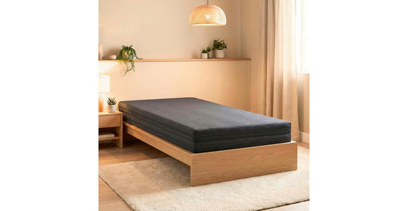 FALTMATRATZE 90/180/200 cm  - Anthrazit, Basics, Textil (90/180/200cm) - Carryhome