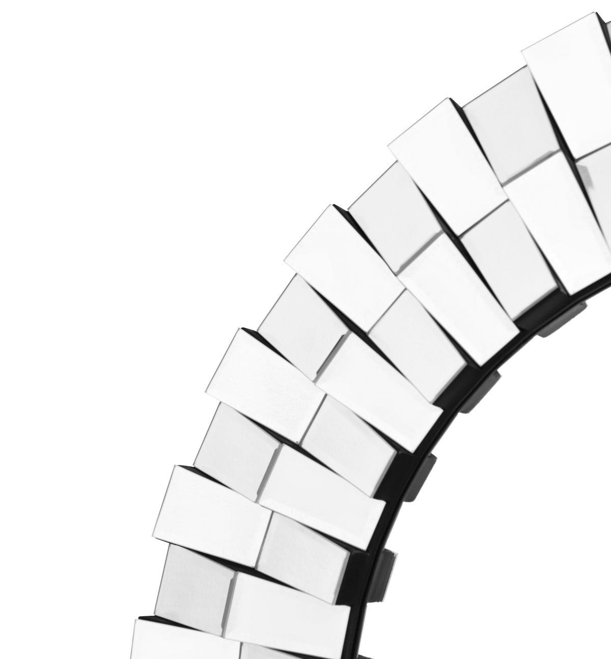 WANDSPIEGEL  - Silberfarben, LIFESTYLE, Glas/Metall (80/80cm) - Kayoom