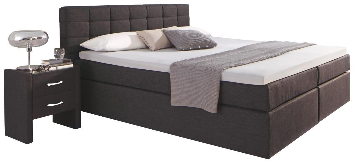NACHTSCHRANK 52/55/39 cm  - Anthrazit/Silberfarben, Design, Glas/Kunststoff (52/55/39cm) - Carryhome