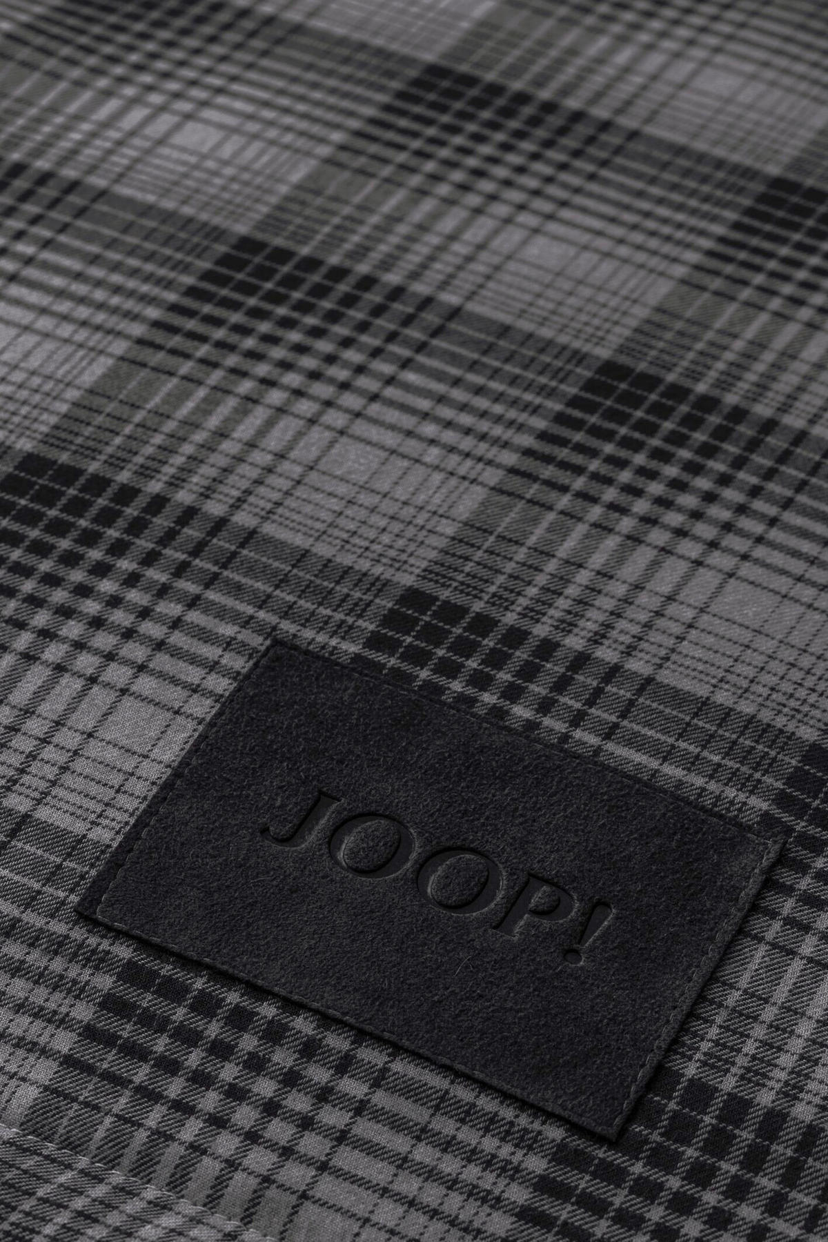 BETTWÄSCHE Flanell 155/220 cm  - Anthrazit, KONVENTIONELL, Textil (155/220cm) - Joop!