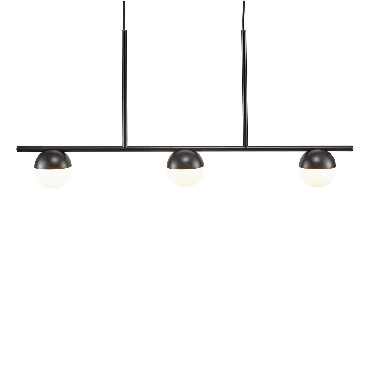 PENDELLEUCHTE Contina 41/90/10 cm  - Schwarz, Design, Metall (41/90/10cm) - Nordlux