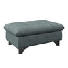 HOCKER Chenille Mintgrün  - Chromfarben/Mintgrün, KONVENTIONELL, Textil/Metall (108/46/108cm) - Livetastic