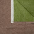 WENDEDECKE 140/210 cm  - Braun/Grün, Natur, Textil (140/210cm) - Novel