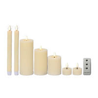 LED-KERZE  - Creme, Basics, Kunststoff/Paraffin - Ambia Home