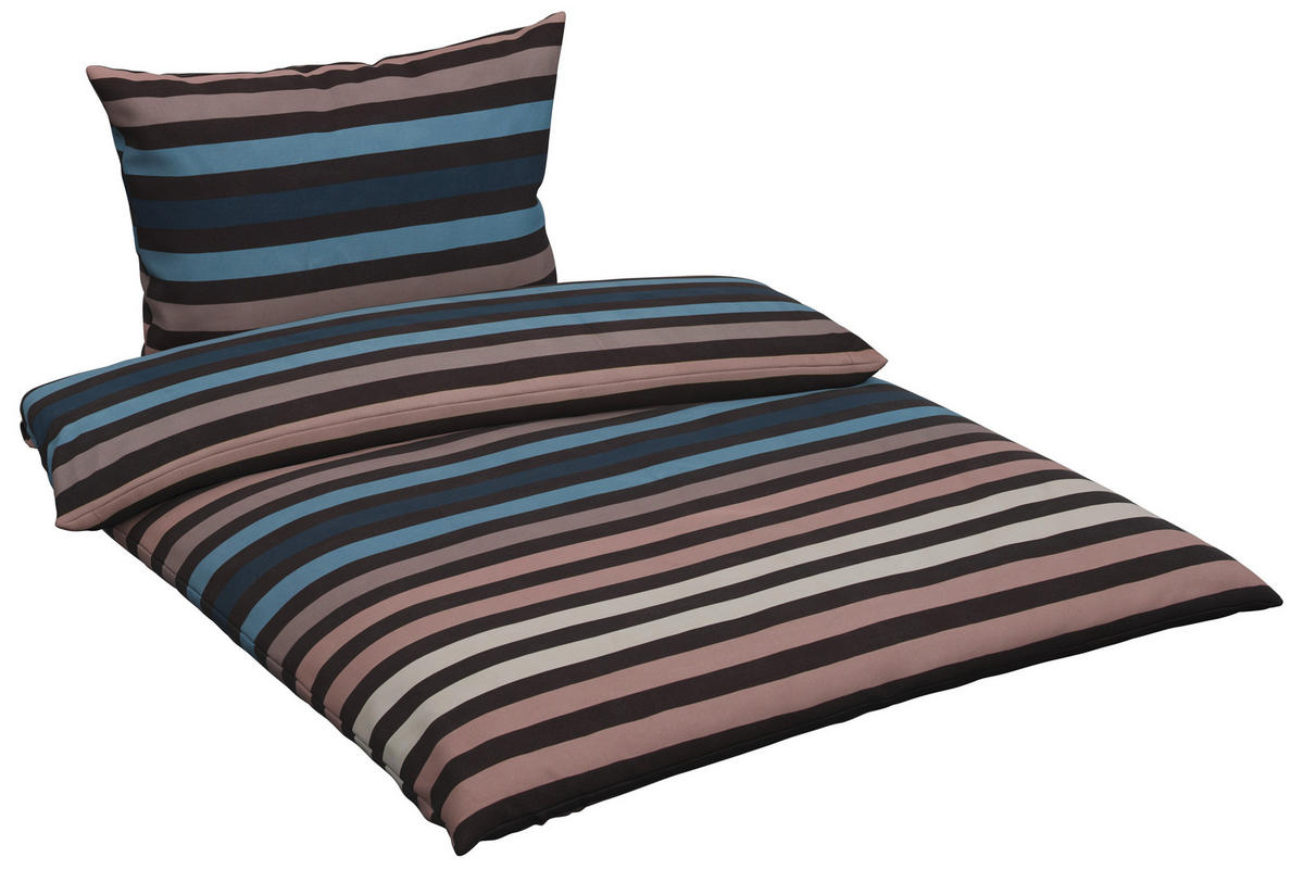 ÁGYNEMŰHUZAT-GARNITÚRA 140/200 cm  - bézs/barna, Design, textil/természetes anyagok (140/200cm) - Joop!