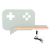 KINDERWANDLEUCHTE 36/12/20 cm   - Mintgrün, Basics, Holz/Holzwerkstoff (36/12/20cm)