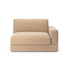 SOFAELEMENT Mikrofaser Sandfarben  - Sandfarben/Schwarz, Modern, Kunststoff/Textil (132/87/108cm) - Sit & More