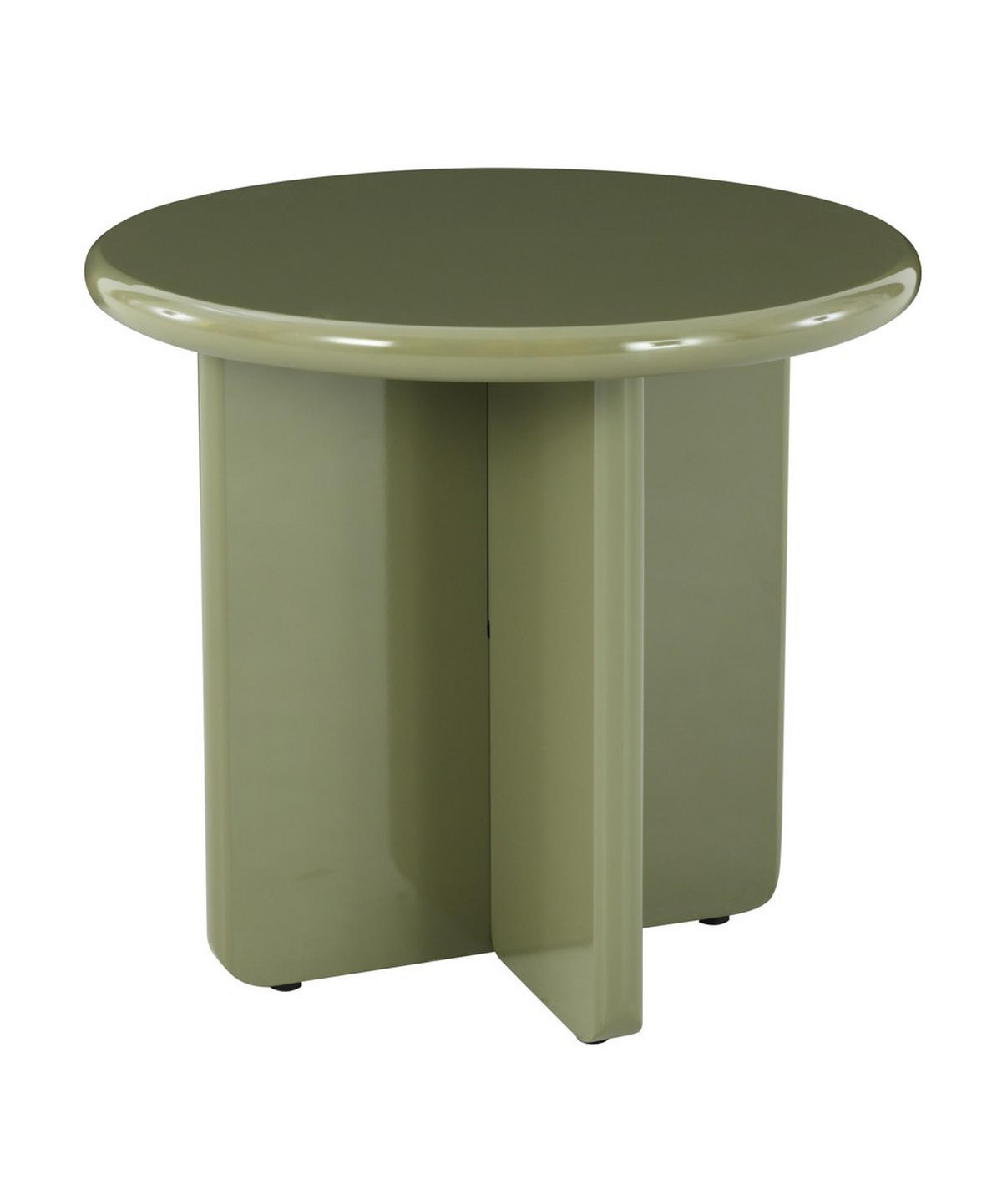 COUCHTISCH 50/50/45 cm rund Grün  - Grün, Design, Holzwerkstoff (50/50/45cm) - MID.YOU