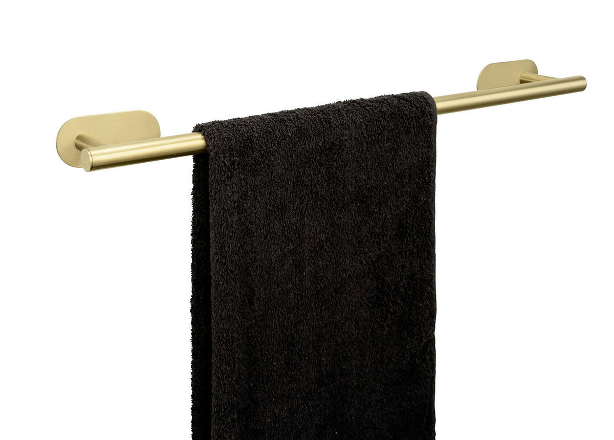 HANDTUCHHALTER Goldfarben  - Goldfarben, KONVENTIONELL, Metall (60/4,5/7cm) - Wenko