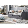 STAURAUMBETT 90/200 cm  in Anthrazit  - Anthrazit/Naturfarben, MODERN, Holz/Holzwerkstoff (90/200cm) - MID.YOU