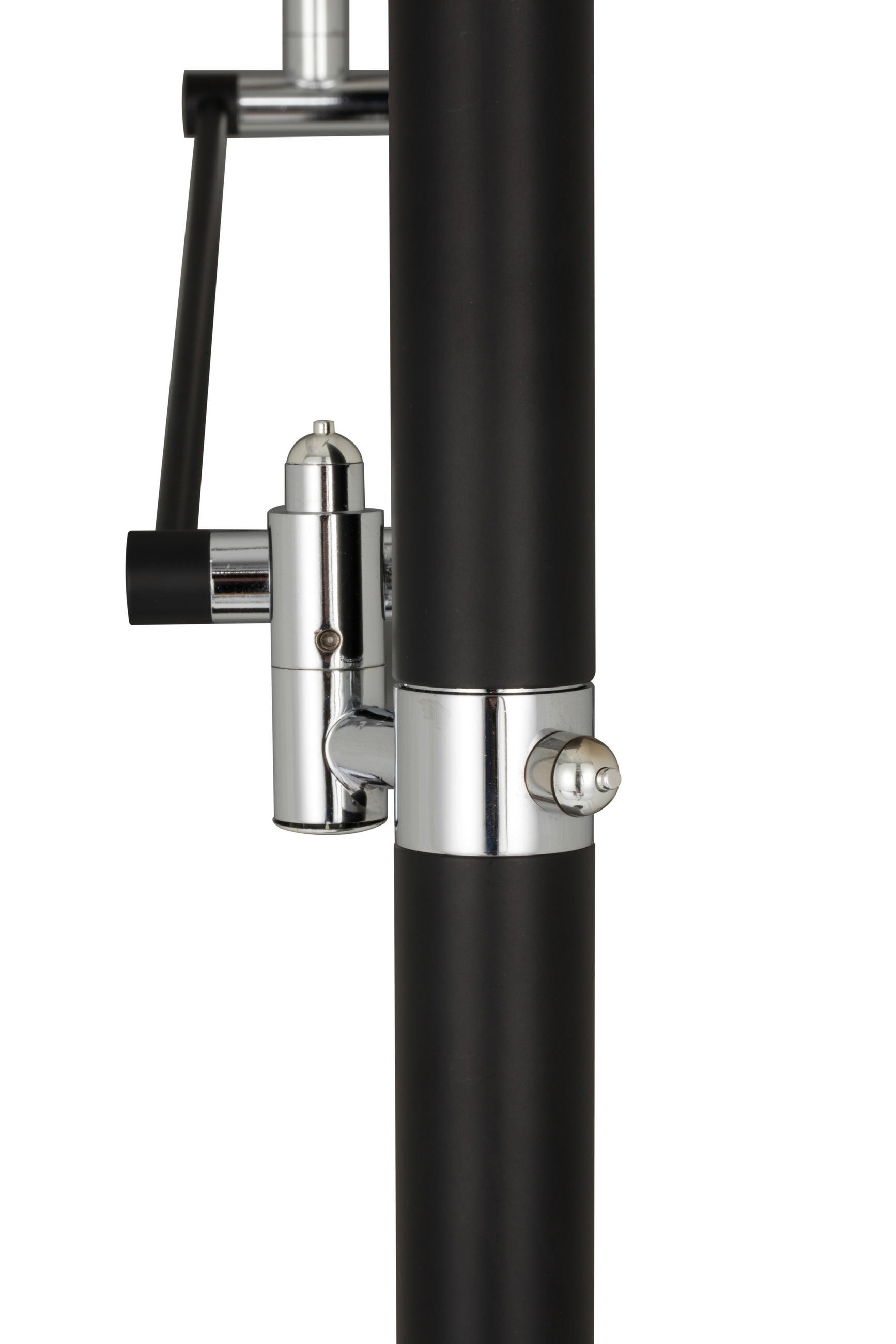 STOJACÍ LED SVÍTIDLO, 41/39,35/182,80 cm - černá/přírodní barvy, Basics, kov/dřevo (41/39,35/182,80cm) - Dieter Knoll