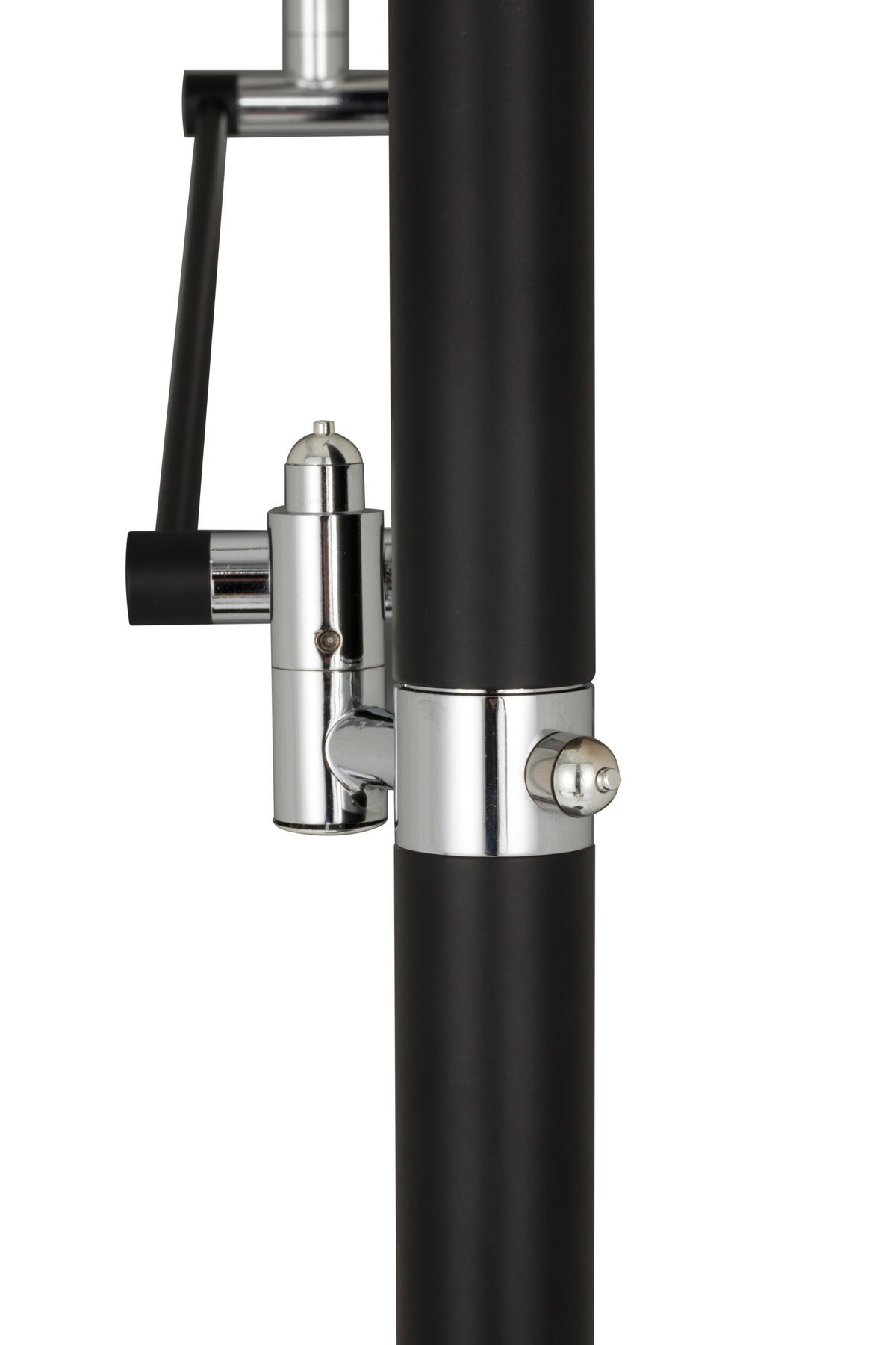 STOJACIA LED LAMPA, 41/39,35/182,80 cm - čierna/prírodná farba, Basics, kov/drevo (41/39,35/182,80cm) - Dieter Knoll