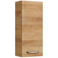 DULAP SUSPENDAT 30/70/20 cm  - culoare crom/culoare lemn stejar, material pe bază de lemn (30/70/20cm) - Xora