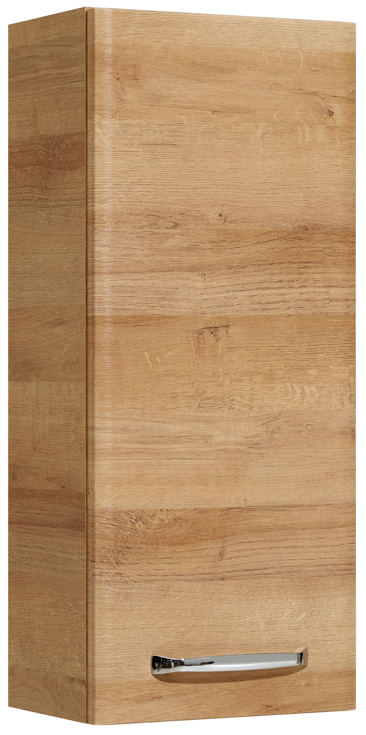 DULAP SUSPENDAT 30/70/20 cm  - culoare crom/culoare lemn stejar, material pe bază de lemn (30/70/20cm) - Xora