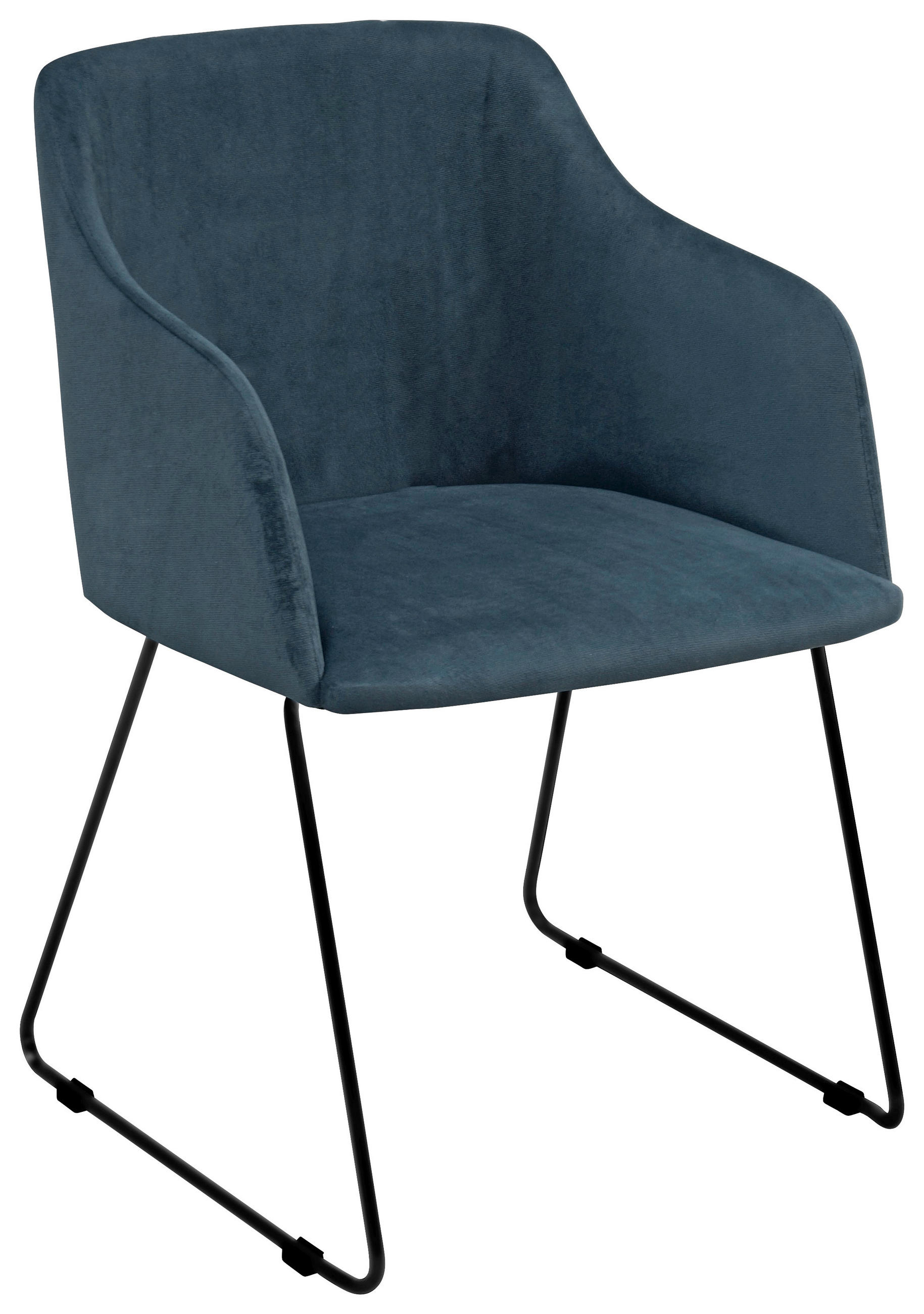 Armlehnstuhl in Dunkelblau