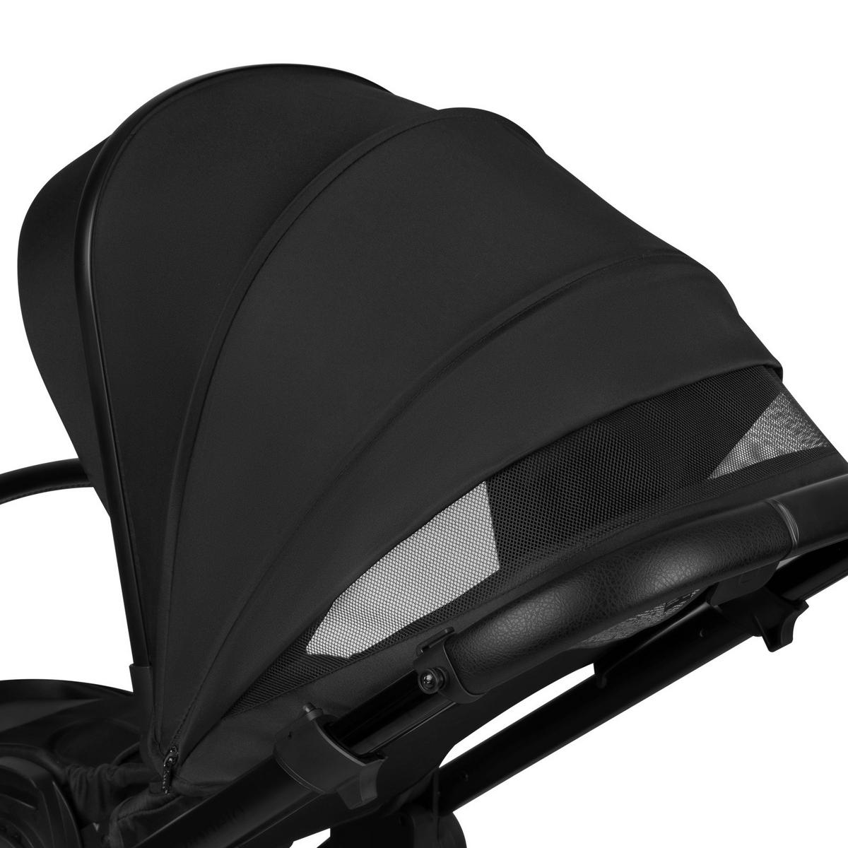 KINDERWAGENSET  LO-Layla 3in1  Black Onyx  - Schwarz, Basics (94/62/115cm) - Lionelo