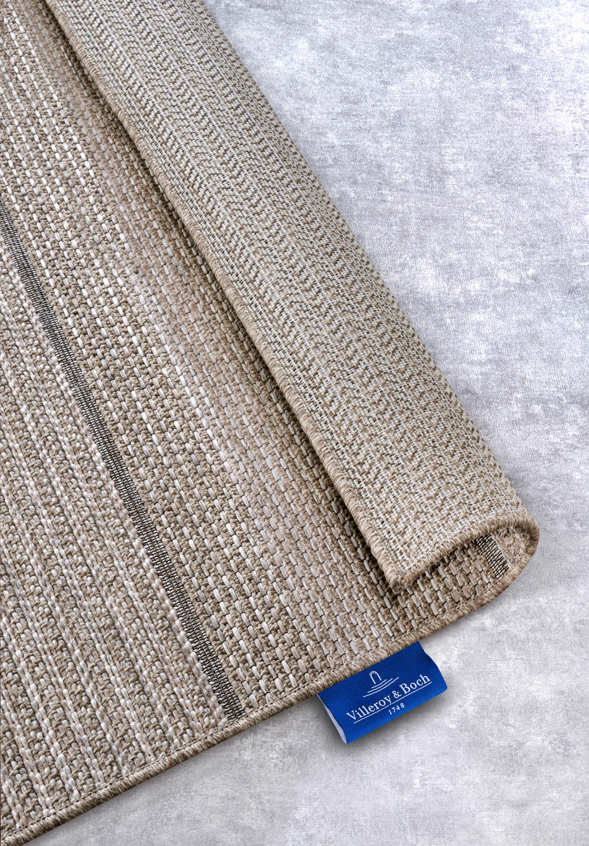 OUTDOORTEPPICH  für Terrasse und Balkon 155/230 cm Kollektion 1836 Hellbraun  - Hellbraun, Design, Kunststoff/Textil (155/230cm) - Villeroy & Boch