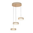 LED-HÄNGELEUCHTE Bellevue 46.5/180 cm   - Sandfarben, Design, Metall (46.5/180cm) - Dieter Knoll