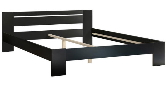 BETT 180/200 cm  in Schwarz  - Schwarz, KONVENTIONELL, Holzwerkstoff (180/200cm) - Carryhome