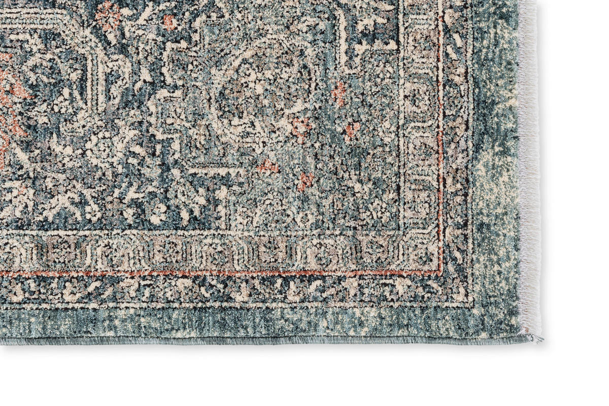 WEBTEPPICH 80/150 cm Tropea Blau  - Blau, KONVENTIONELL, Textil (80/150cm)