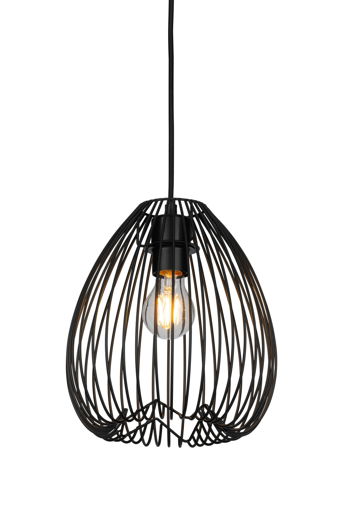 HÄNGELEUCHTE 24/150 cm  - Schwarz, Trend, Metall (24/150cm) - Collett's Monde