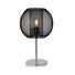 TISCHLEUCHTE - Chromfarben/Schwarz, Trend, Metall (30/51cm) - Dieter Knoll TISCHLEUCHTE - Chromfarben/Schwarz, Trend, Metall (30/51cm) - Dieter Knoll