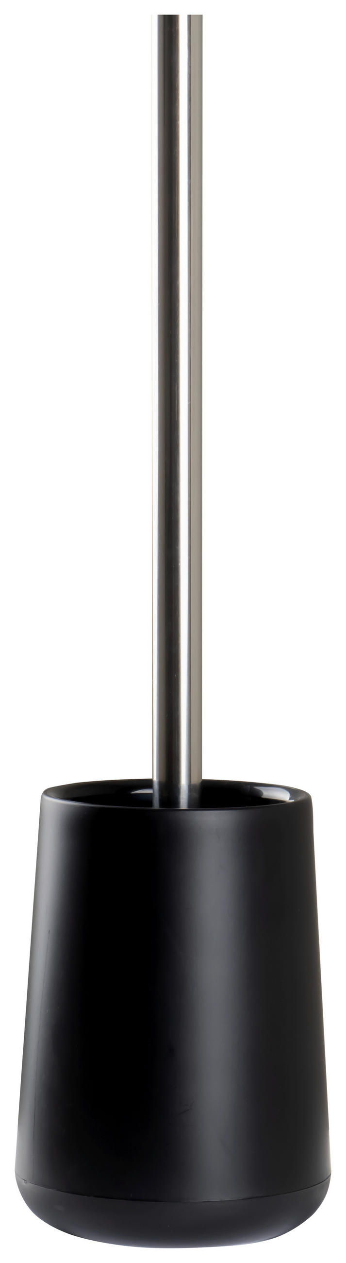 WC KEFE-SZETT fém  műanyag   - króm/fekete, Basics, műanyag/fém (10/38,5/10cm) - Sadena