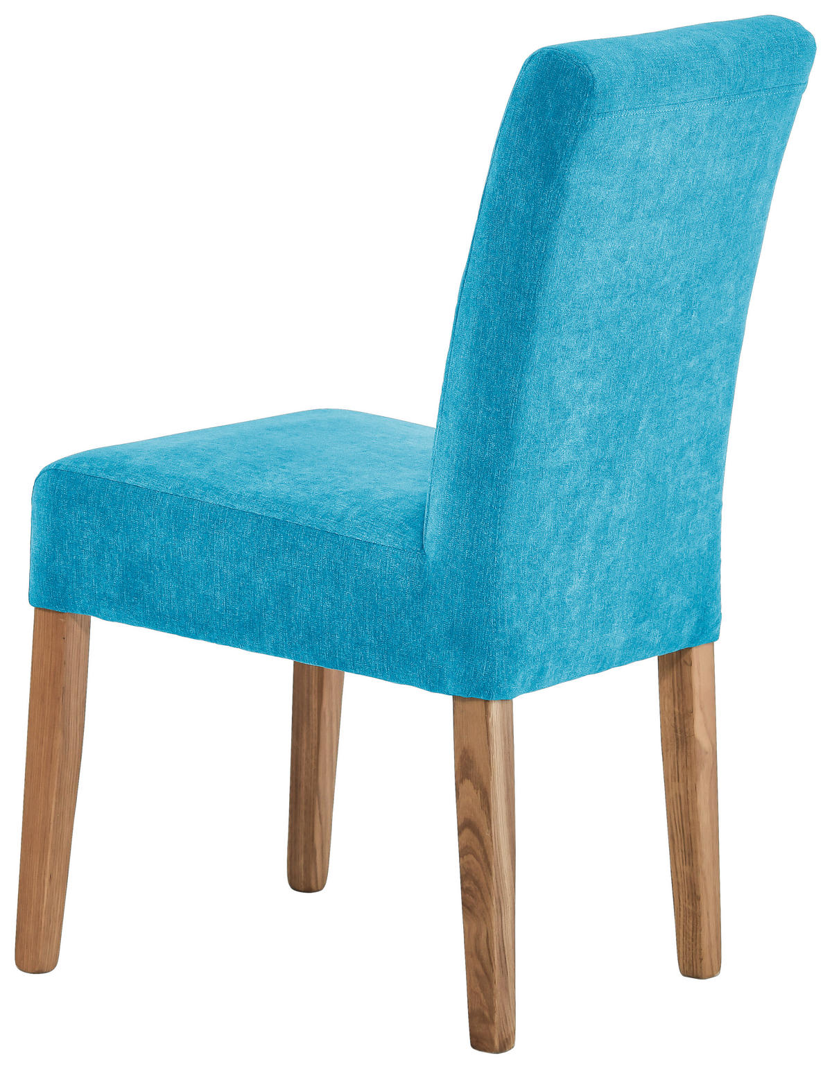 SZÉK fa, textil türkiz, tölgyfa  - türkiz/tölgyfa, Konventionell, textil/fa (47,5/91,5/63cm) - Cantus