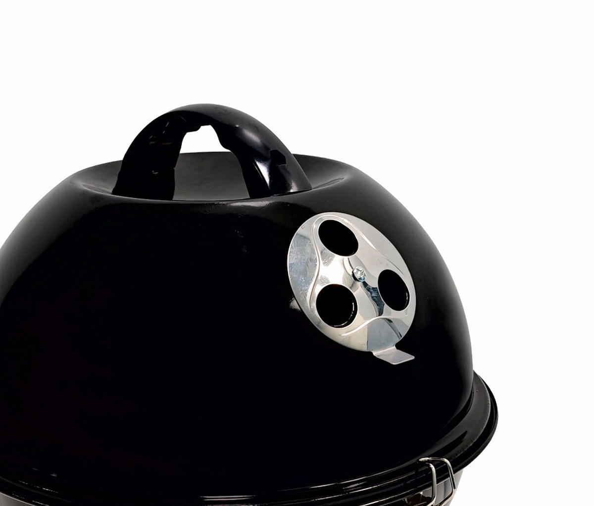 KUGELGRILL  Schwarz  - Schwarz, Basics, Kunststoff/Metall (37/46/37cm) - Landmann