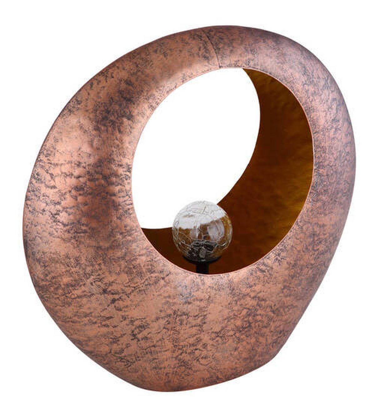 SVJETILJKA SOLARNA  - boje mjeda/prozirno, Design, staklo/metal (35/13,5/37cm) - Globo