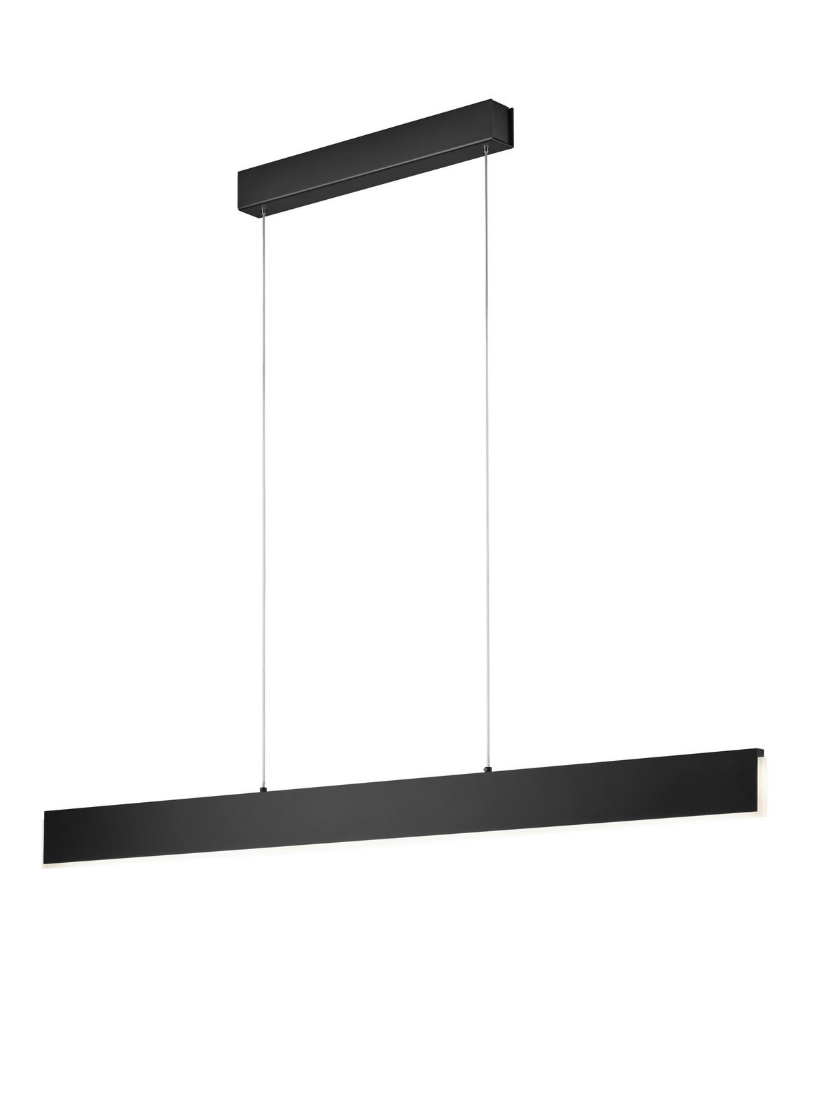 LED-HÄNGELEUCHTE Nex 111/4,5/200 cm   - Schwarz, Design, Metall (111/4,5/200cm) - Helestra