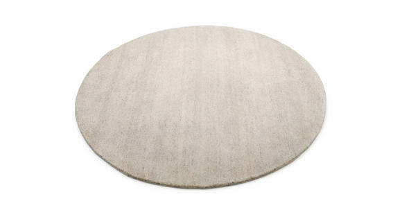 WOLLTEPPICH 150/150 cm Silverström Grau  - Grau, Basics, Textil (150/150cm) - Linea Natura