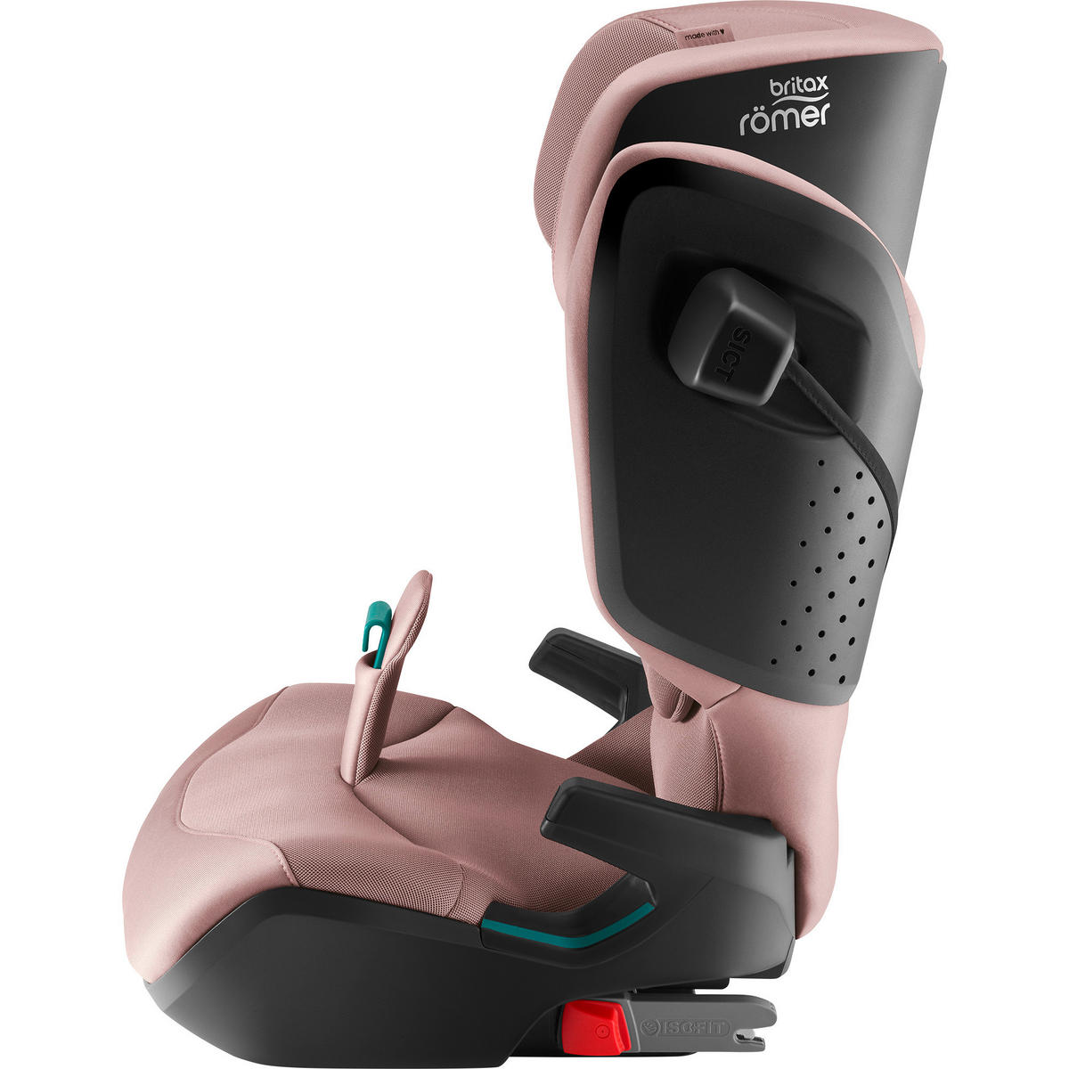KINDERAUTOSITZ Kidfix Pro  - Altrosa, Basics, Kunststoff/Textil (48/83/42cm) - Britax Römer