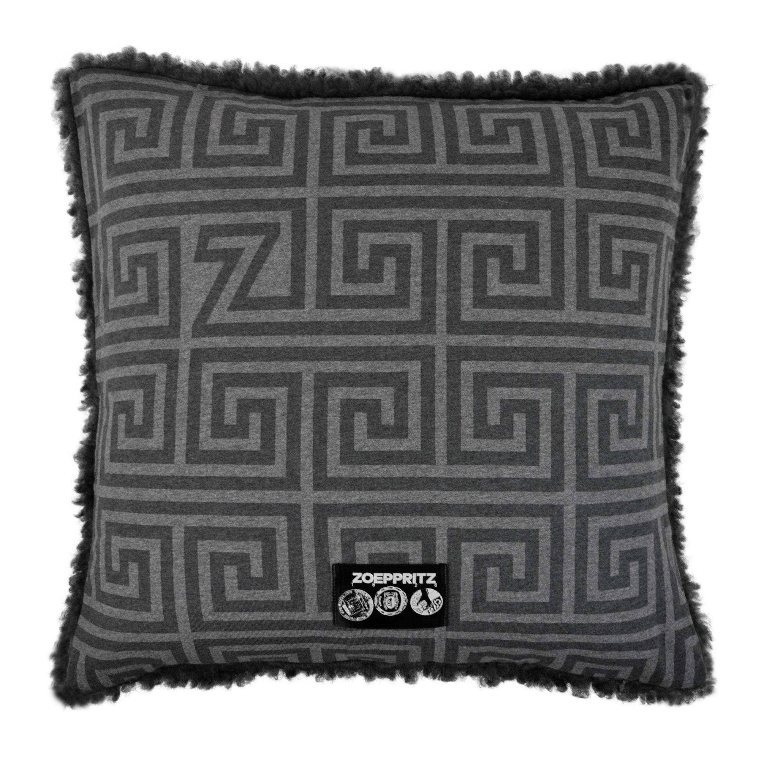 KISSENHÜLLE Reborn Lamb Legacy 50/50 cm  - Dunkelgrau/Grau, Basics, Textil (50/50cm) - Zoeppritz