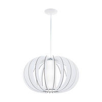 HÄNGELEUCHTE 50/150 cm    - Weiss, Basics, Glas/Holz (50/150cm) - Eglo