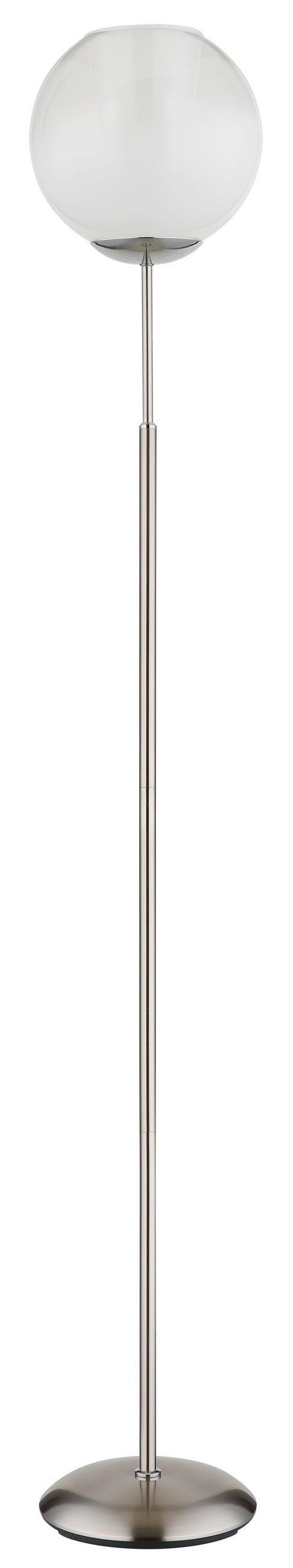 STEHLEUCHTE - Klar/Chromfarben, Basics, Glas/Kunststoff (25/154,5cm) - Globo