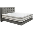 BOXSPRINGBETT 160/200 cm  in Taupe  - Taupe, KONVENTIONELL, Holz/Textil (160/200cm) - Dieter Knoll