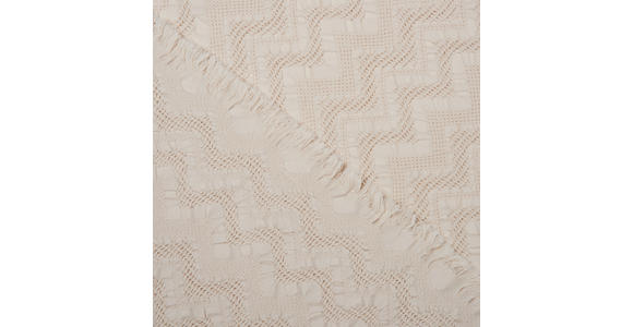 ÜBERWURF 120/170 cm  - Creme, KONVENTIONELL, Textil (120/170cm) - Novel