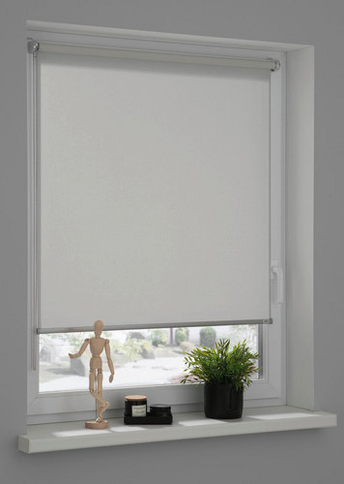 RULLGARDIN 60/150 cm  - ljusgrå, Basics, textil (60/150cm) - Schöner Wohnen