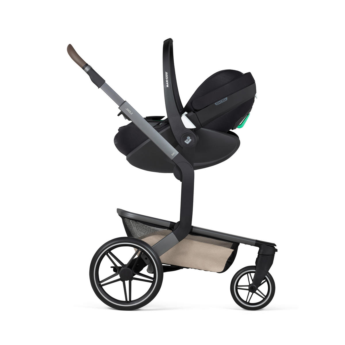 BABYSCHALENADAPTER - Schwarz, Basics, Kunststoff - Joolz