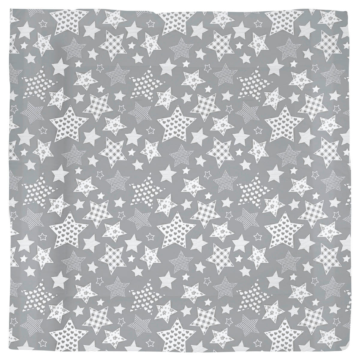 KRABBELDECKE  - Grau, KONVENTIONELL, Textil (100/5/100cm) - My Baby Lou