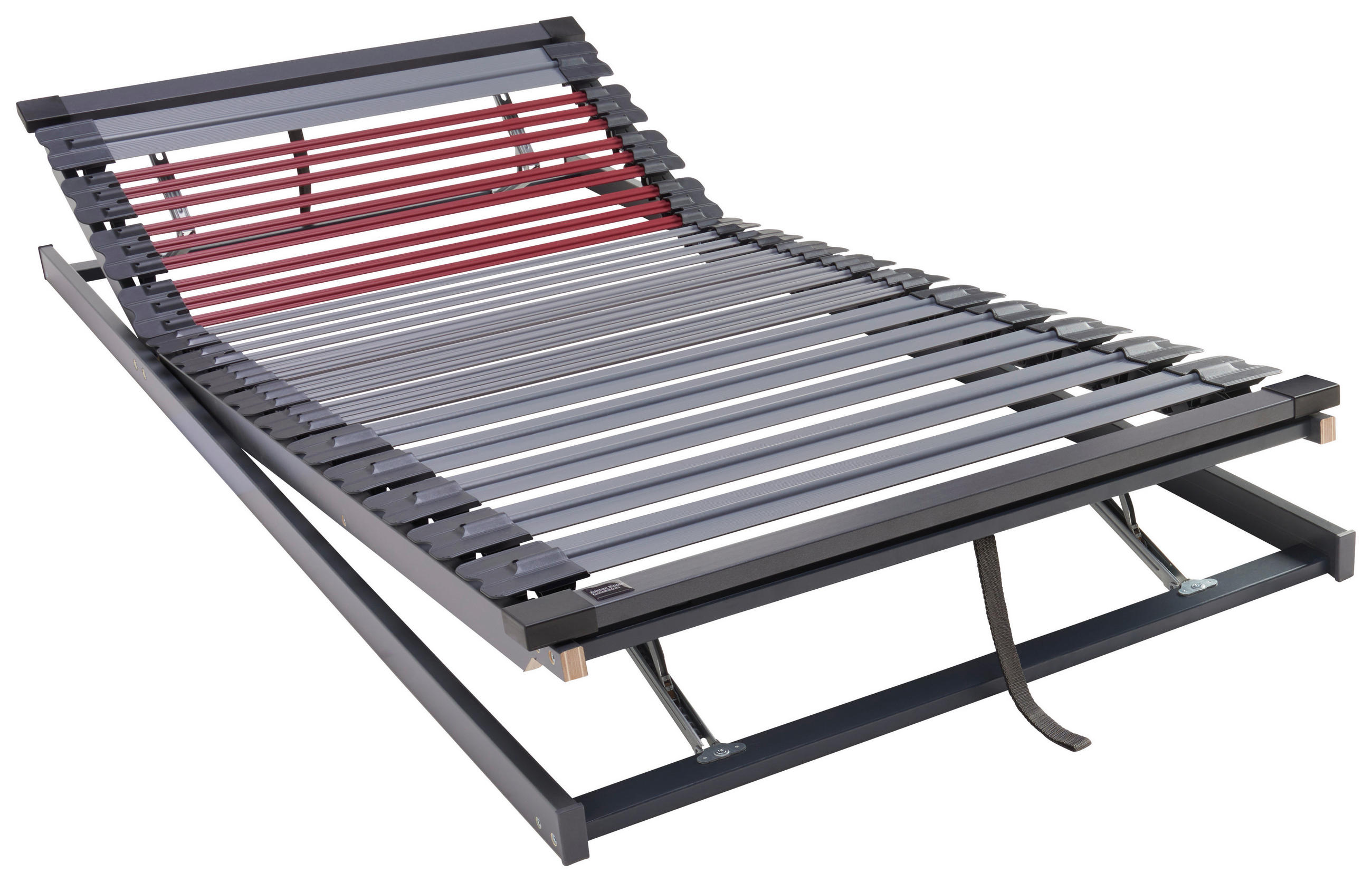 LATTENROST 80/200 cm Kopfteil, Fußteil verstellbar,  - Schieferfarben/Anthrazit, Basics, Holz/Kunststoff (80/200cm) - Dieter Knoll