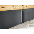 BOXSPRINGBETT 180/200 cm  in Dunkelgrau  - Dunkelgrau, Natur, Holz/Textil (180/200cm) - Linea Natura