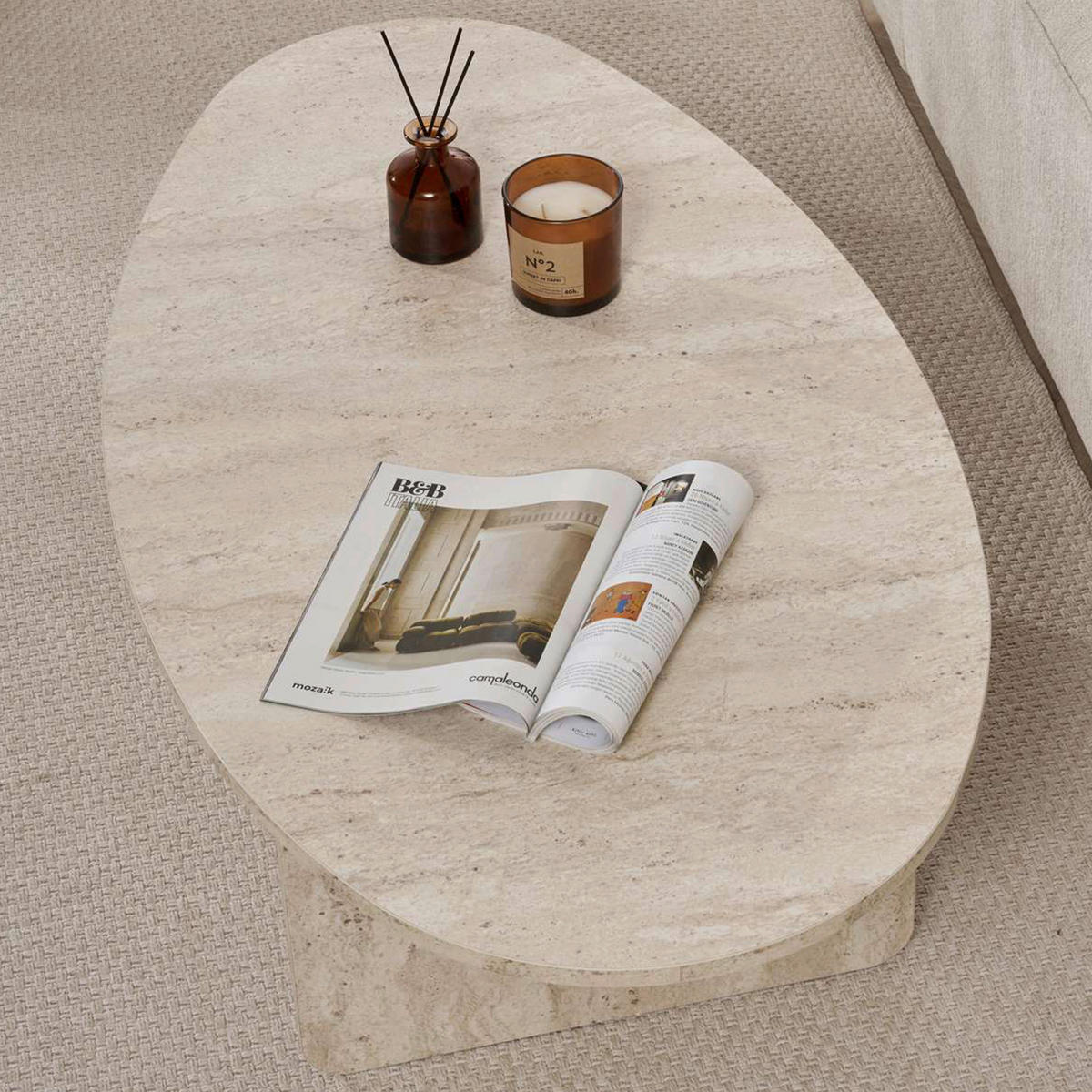 COUCHTISCH - Creme, Design, Holzwerkstoff (120/40/65cm) - MID.YOU