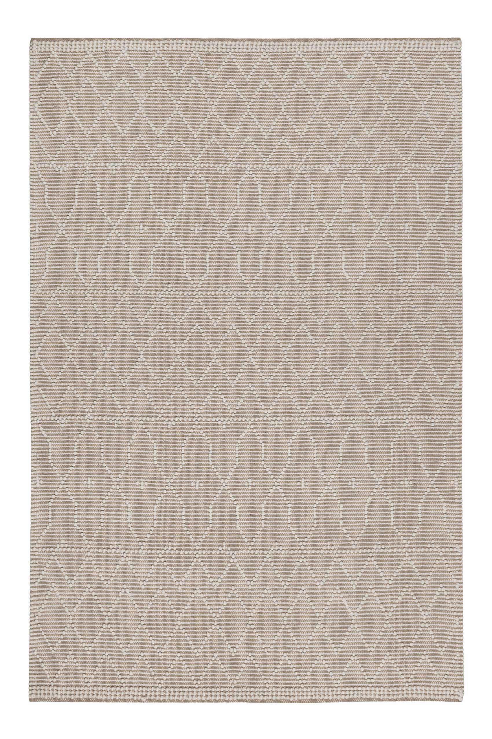 HANDWEBTEPPICH 80/150 cm Ana Taupe, Ecru rechteckig  - Taupe/Ecru, Design, Textil (80/150cm) - Esprit